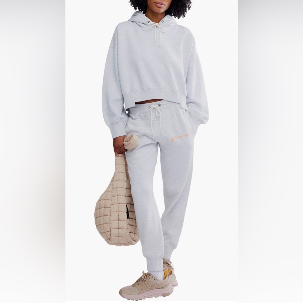 NWOT Free People Undefeated Cotton Blend Jogger Set
